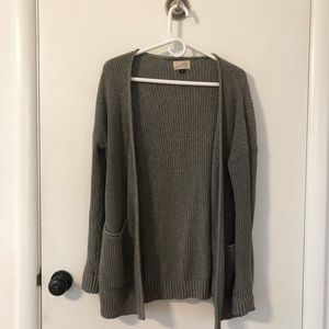 Universal Thread Gray XS Open Cardigan with Pockets